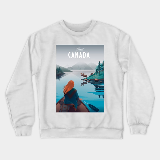 Visit Canada Crewneck Sweatshirt by Anniko_story